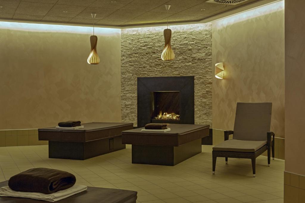 Indoor pool and spa